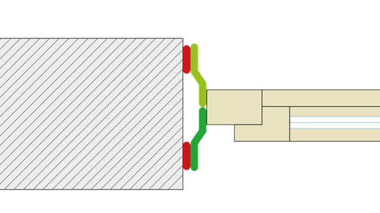 Installation steps: 3. Masonry construction, interior